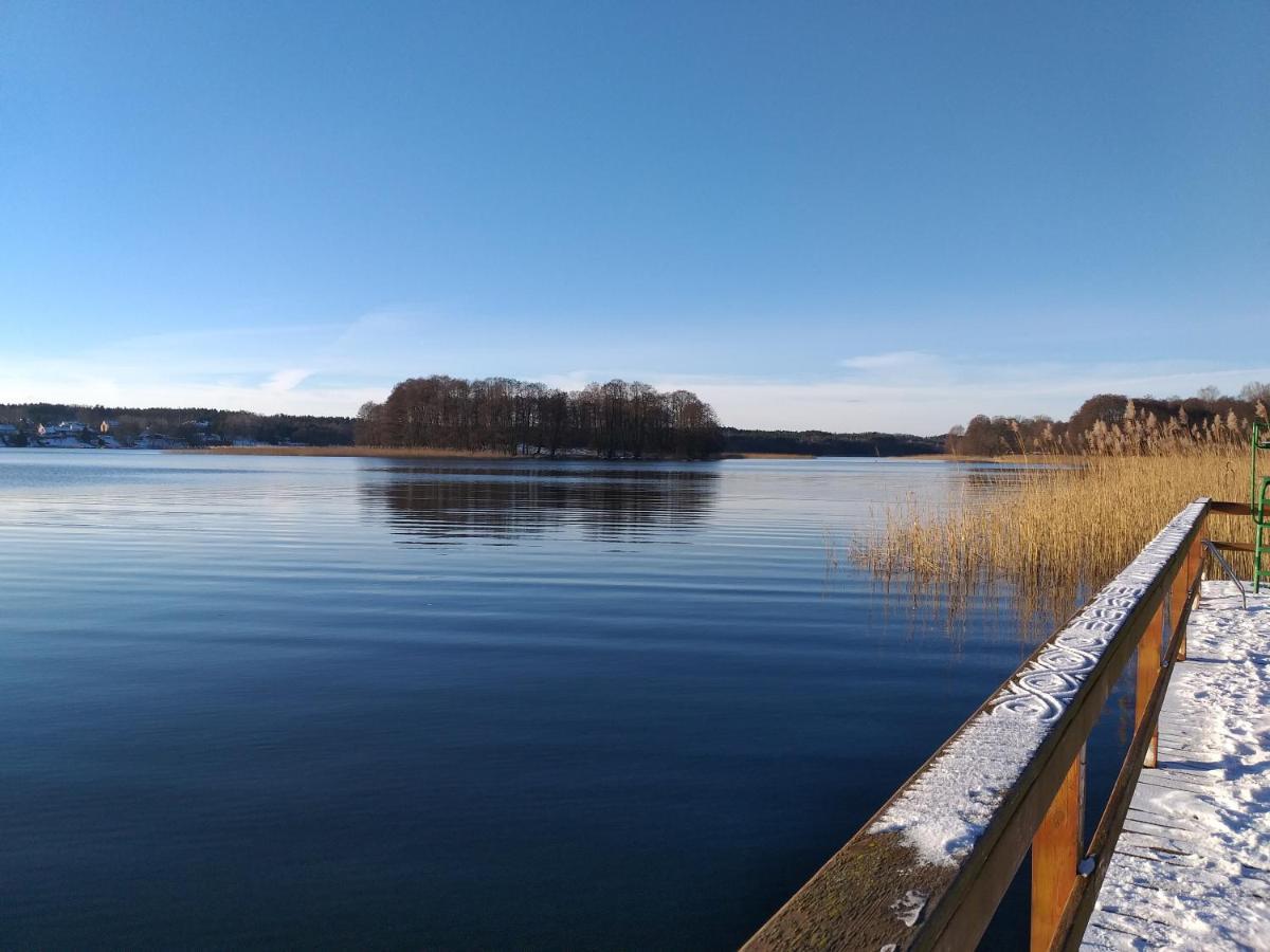 Mazury Domek Caloroczny Pelnik Gm Ostroda Jezioro Las Exterior photo