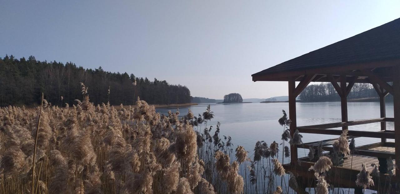 Mazury Domek Caloroczny Pelnik Gm Ostroda Jezioro Las Exterior photo